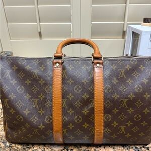 Louis Vuitton Brown Monogram Keepall 45